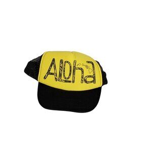 Hawaiian Headwear Vintage Aloha Foam Front Mesh Snapback Truckers Cap /Hat NWT